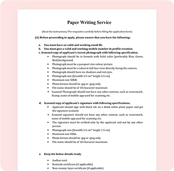 Write My Paper Sample